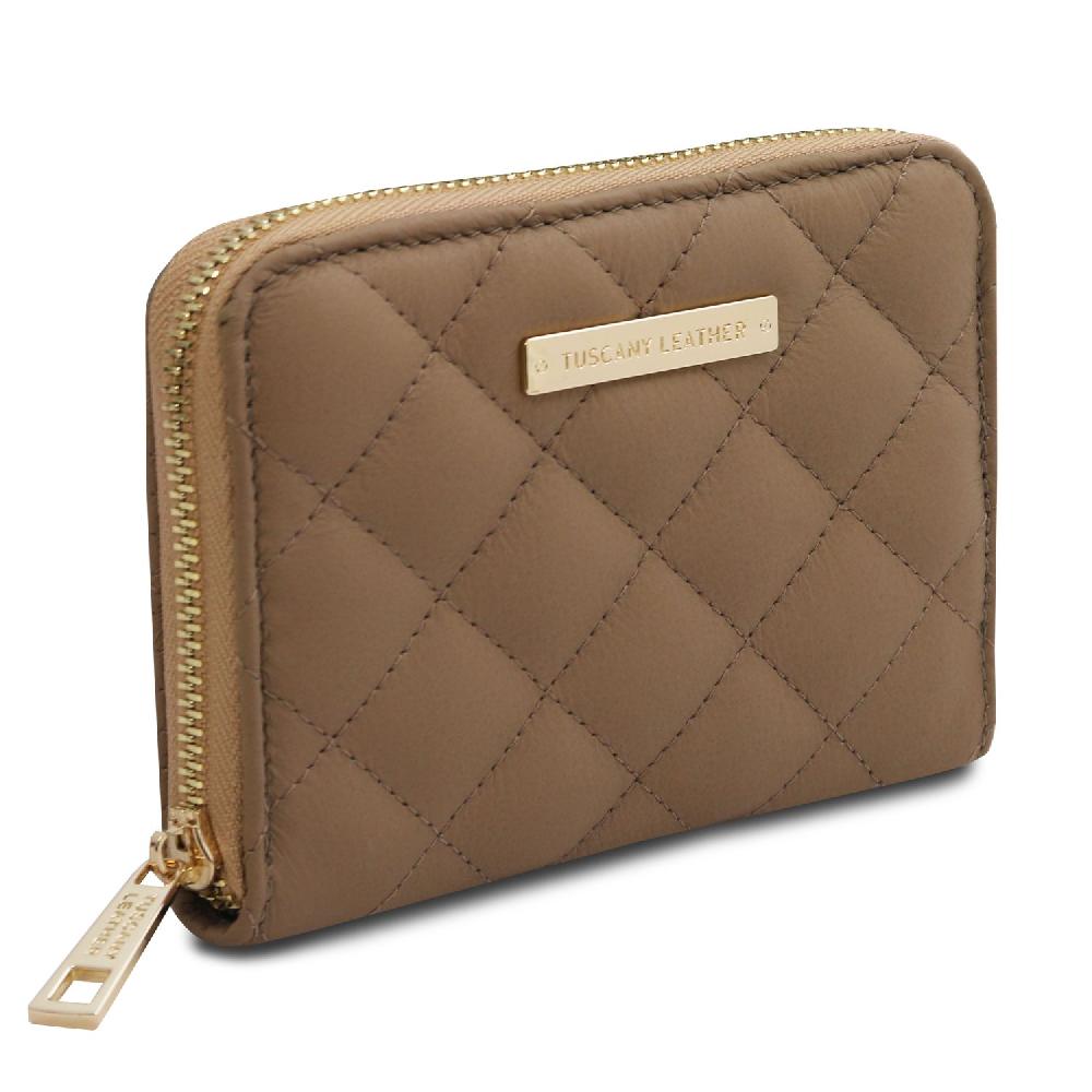 Tuscany Leather Esclusivo Portafogli in Pelle Morbida zip Around Acquista Ora