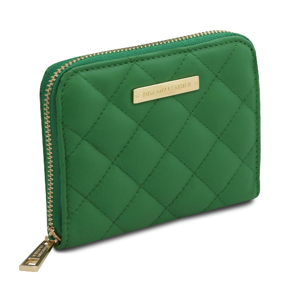 Tuscany Leather Esclusivo Portafogli in Pelle Morbida zip Around Affare Del Giorno