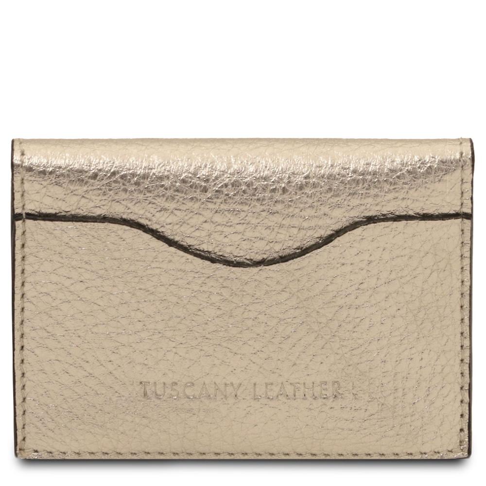 Tuscany Leather Porta Biglietti da Visita / Carte di Credito in Pelle 2025