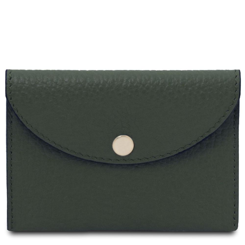 Tuscany Leather Porta Biglietti da Visita / Carte di Credito in Pelle Italy