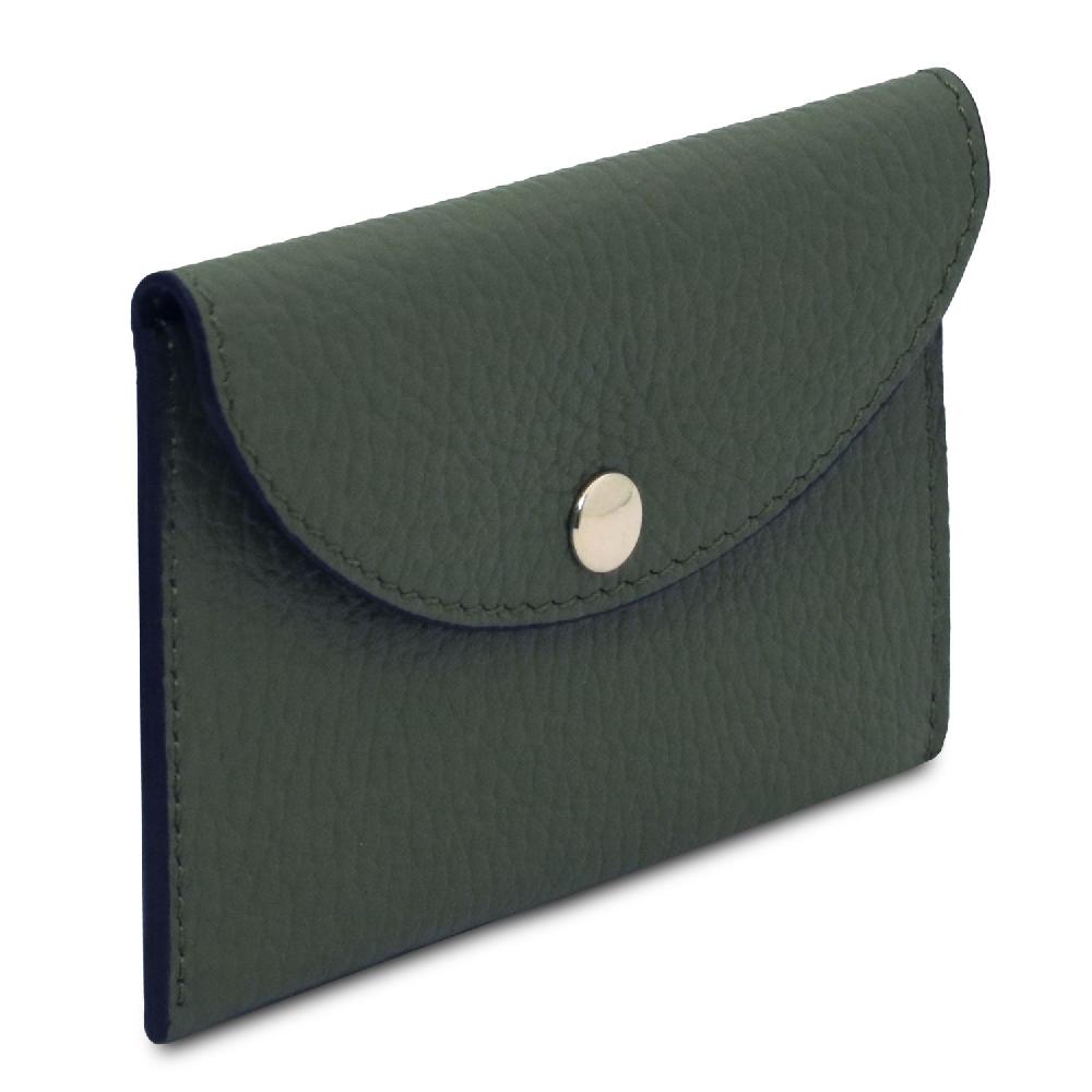 Tuscany Leather Porta Biglietti da Visita / Carte di Credito in Pelle Italy