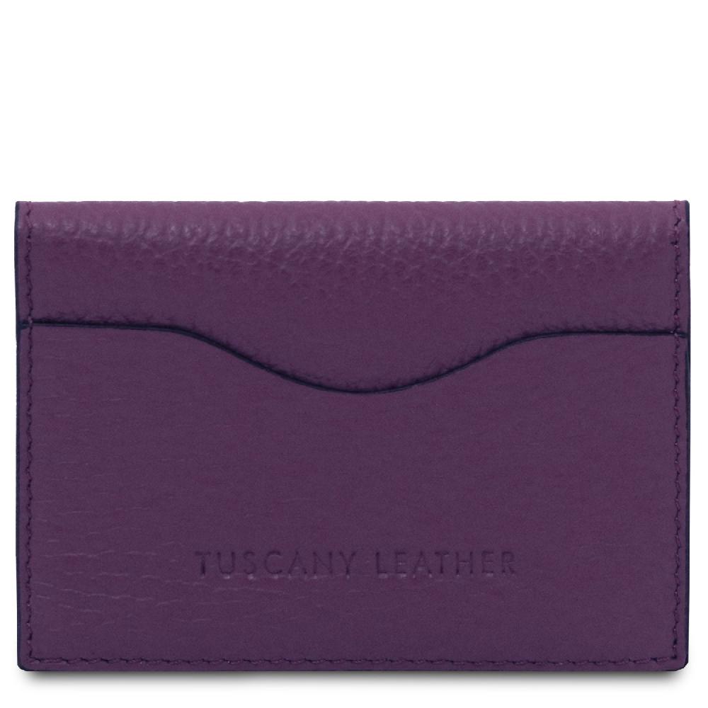 Tuscany Leather Porta Biglietti da Visita / Carte di Credito in Pelle Italia