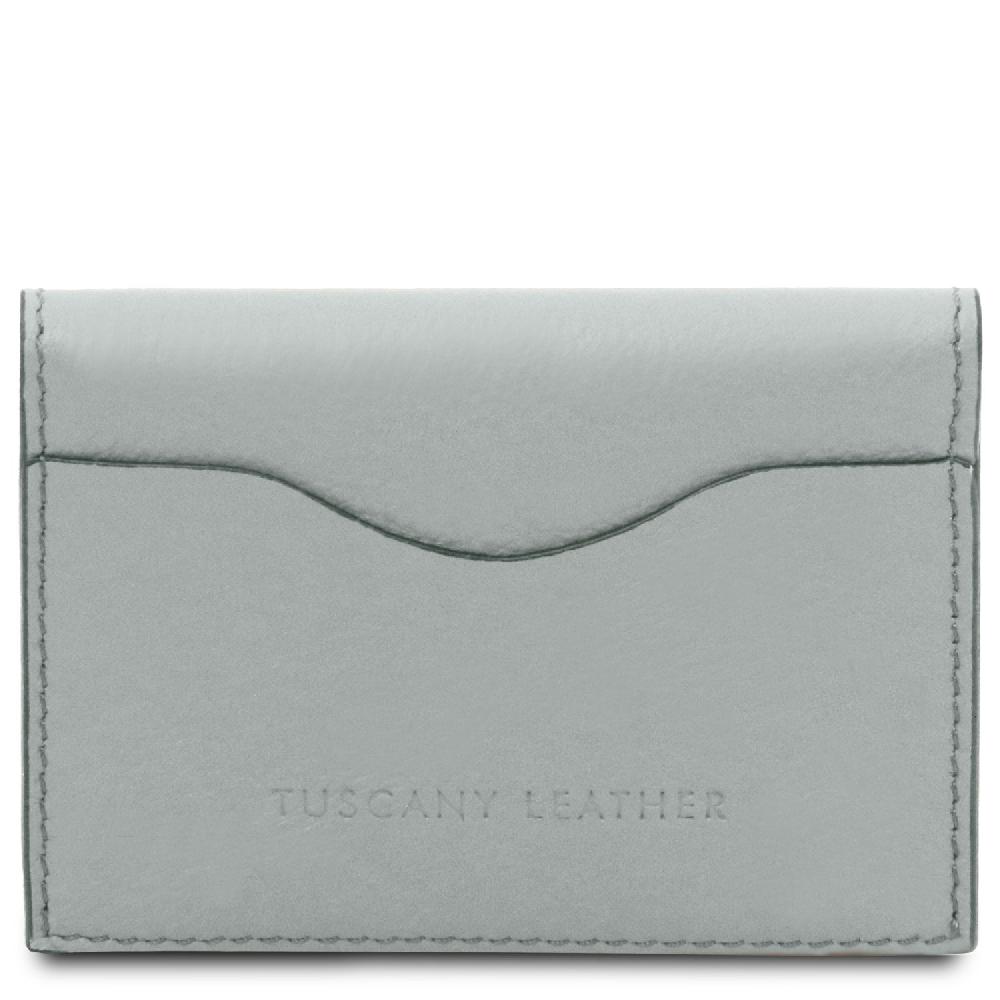 Tuscany Leather Porta Biglietti da Visita / Carte di Credito in Pelle Nuovo