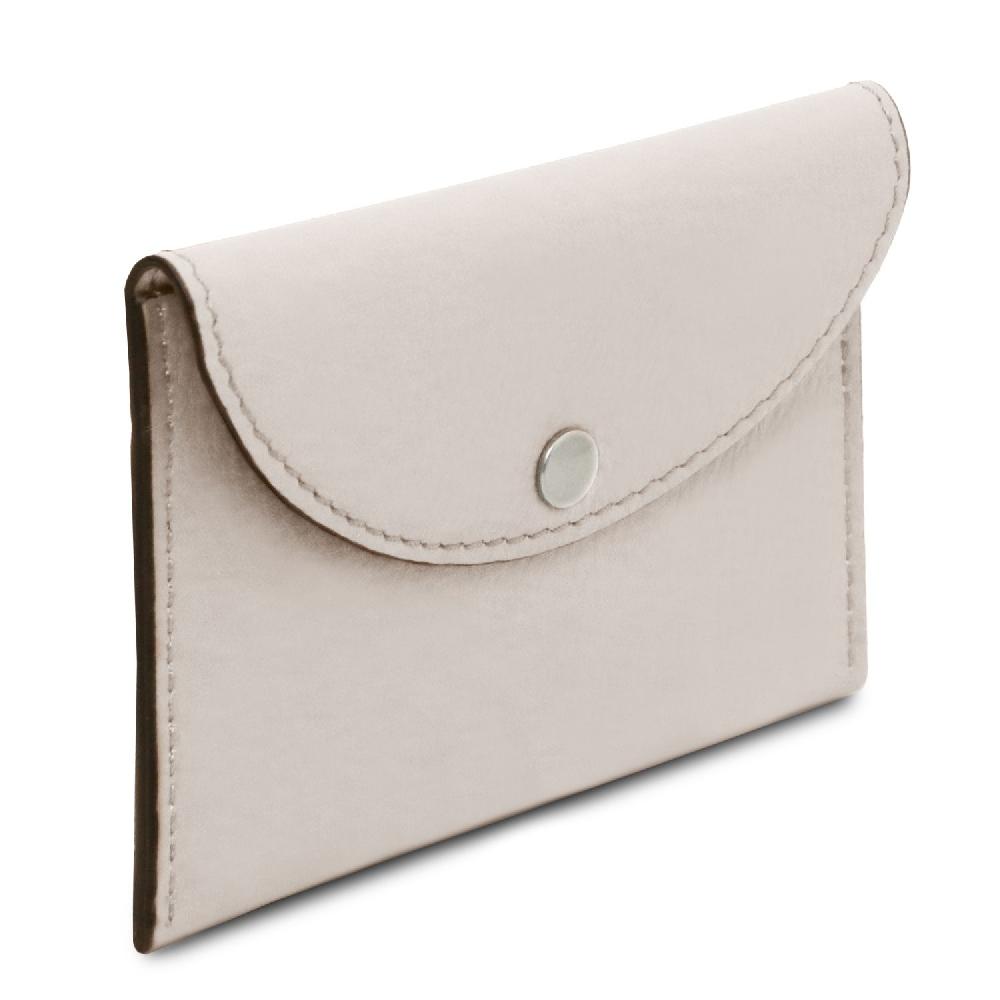 Tuscany Leather Porta Biglietti da Visita / Carte di Credito in Pelle Qualità
