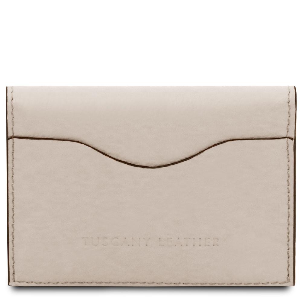 Tuscany Leather Porta Biglietti da Visita / Carte di Credito in Pelle Qualità