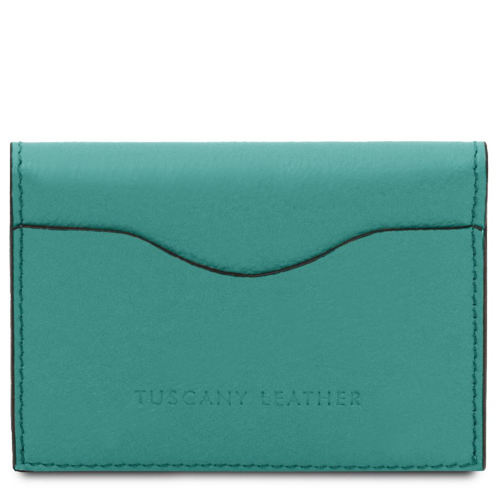 Tuscany Leather Porta Biglietti da Visita / Carte di Credito in Pelle Spedizione Gratuita