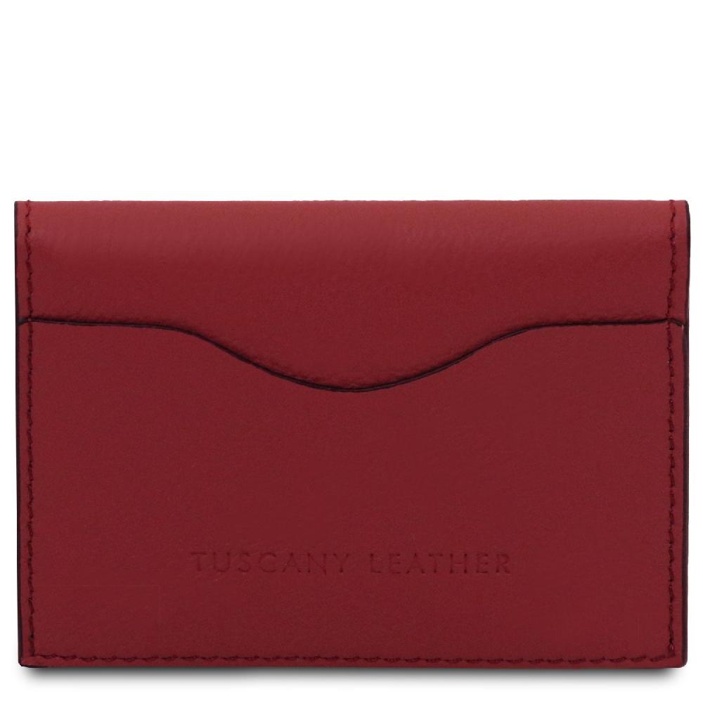 Tuscany Leather Porta Biglietti da Visita / Carte di Credito in Pelle Pezzi Unici