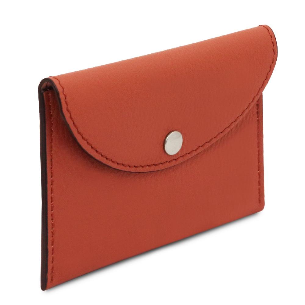 Tuscany Leather Porta Biglietti da Visita / Carte di Credito in Pelle Soddisfazione Garantita