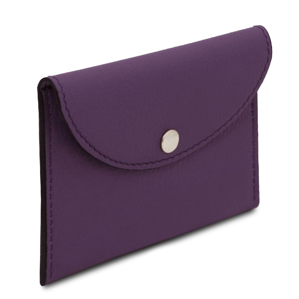 Tuscany Leather Porta Biglietti da Visita / Carte di Credito in Pelle Qualità Garantita