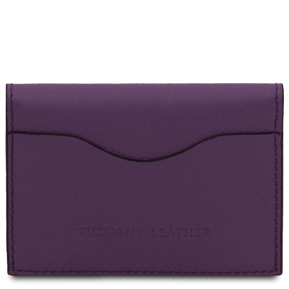 Tuscany Leather Porta Biglietti da Visita / Carte di Credito in Pelle Qualità Garantita