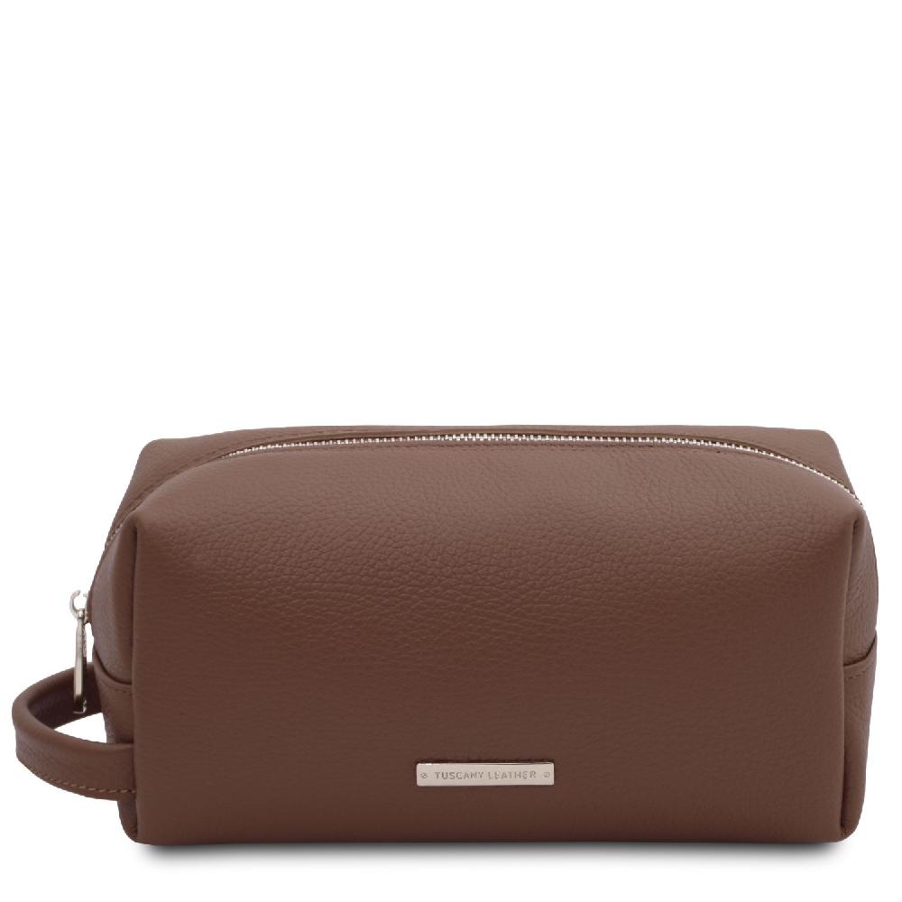 Tuscany Leather Beauty Case in Pelle Morbida Convenienza