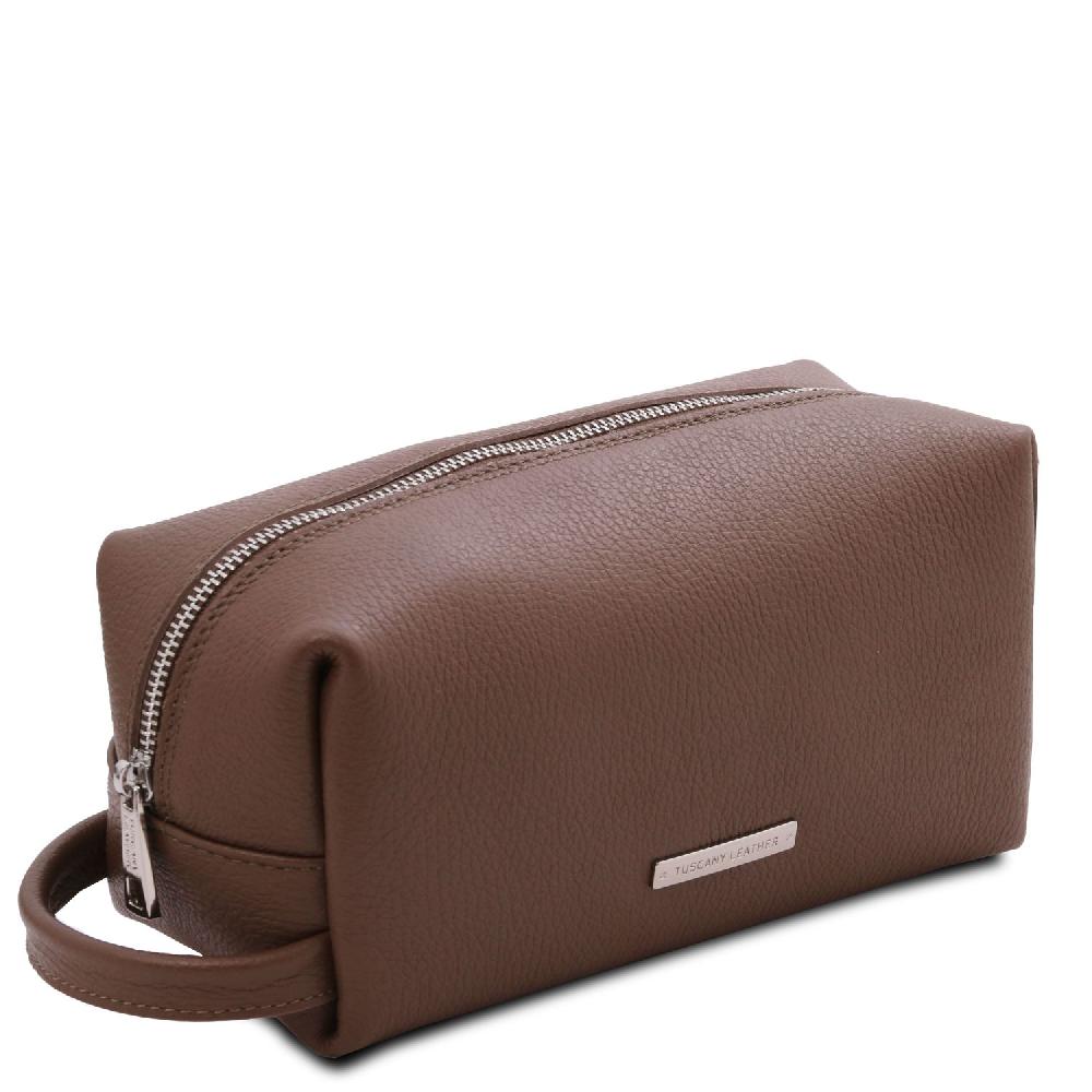 Tuscany Leather Beauty Case in Pelle Morbida Convenienza