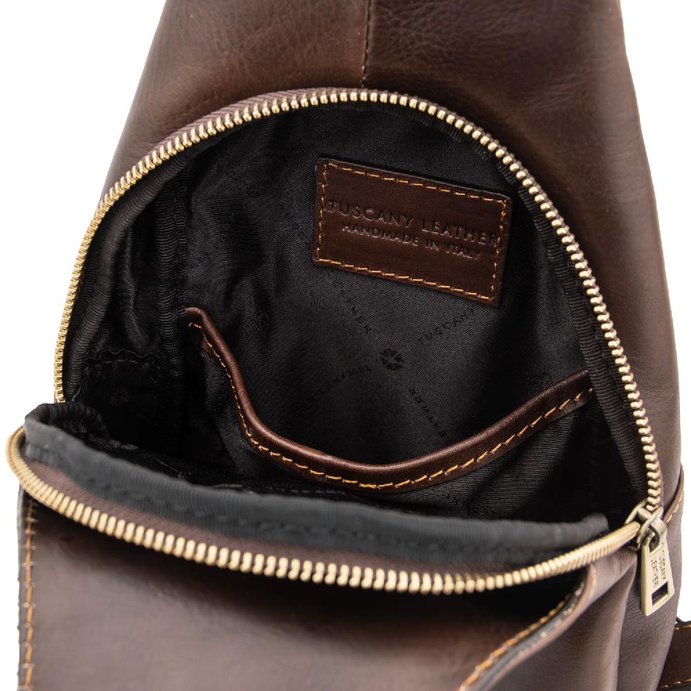 Tuscany Leather Monospalla in Pelle Offerta Giorno del Papà