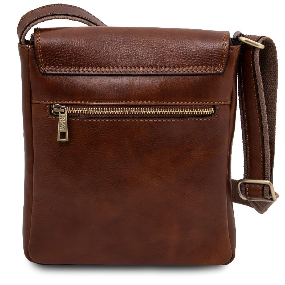 Tuscany Leather Borsello da Uomo in Pelle con Tasca Frontale Vendita calda
