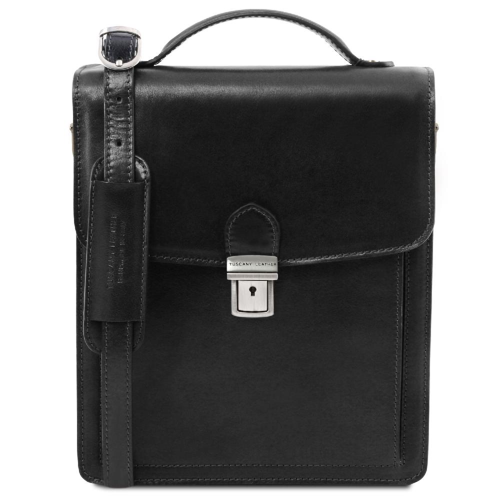 Tuscany Leather Borsello in Pelle a Tracolla - Misura Grande Offerte stagionali