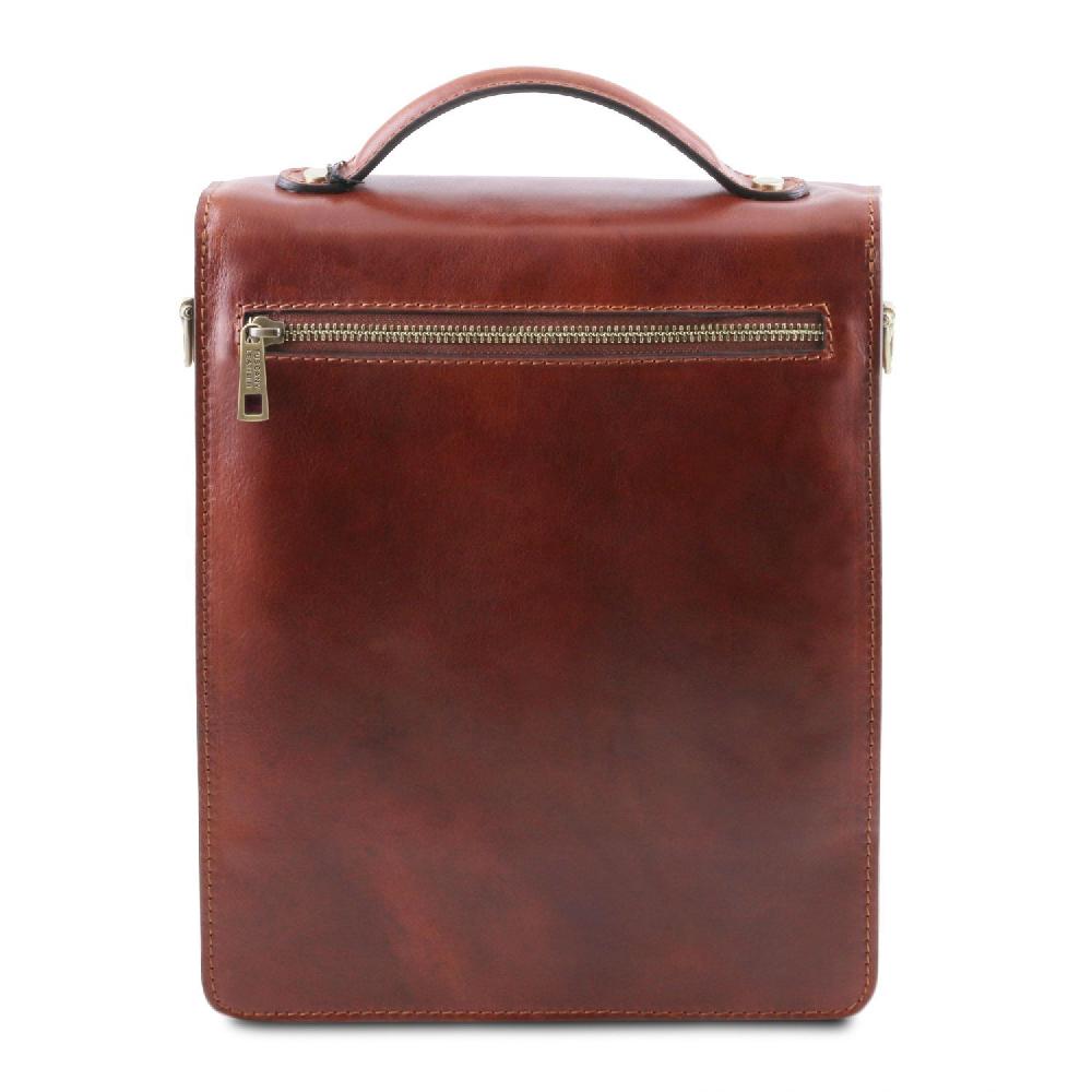 Tuscany Leather Borsello in Pelle a Tracolla - Misura Grande Comprane uno, ottenene uno gratis