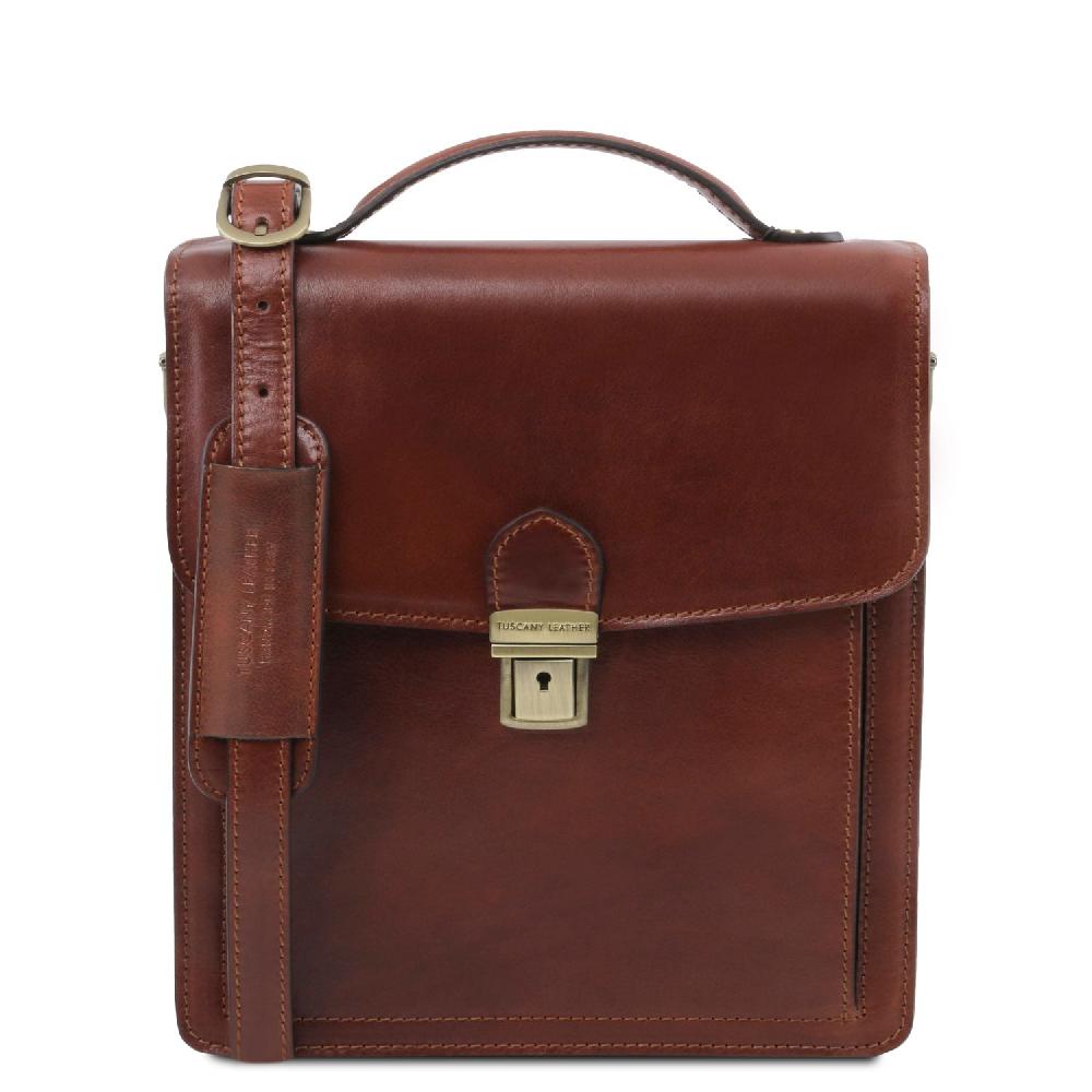 Tuscany Leather Borsello in Pelle a Tracolla - Misura Piccola Enormi risparmi