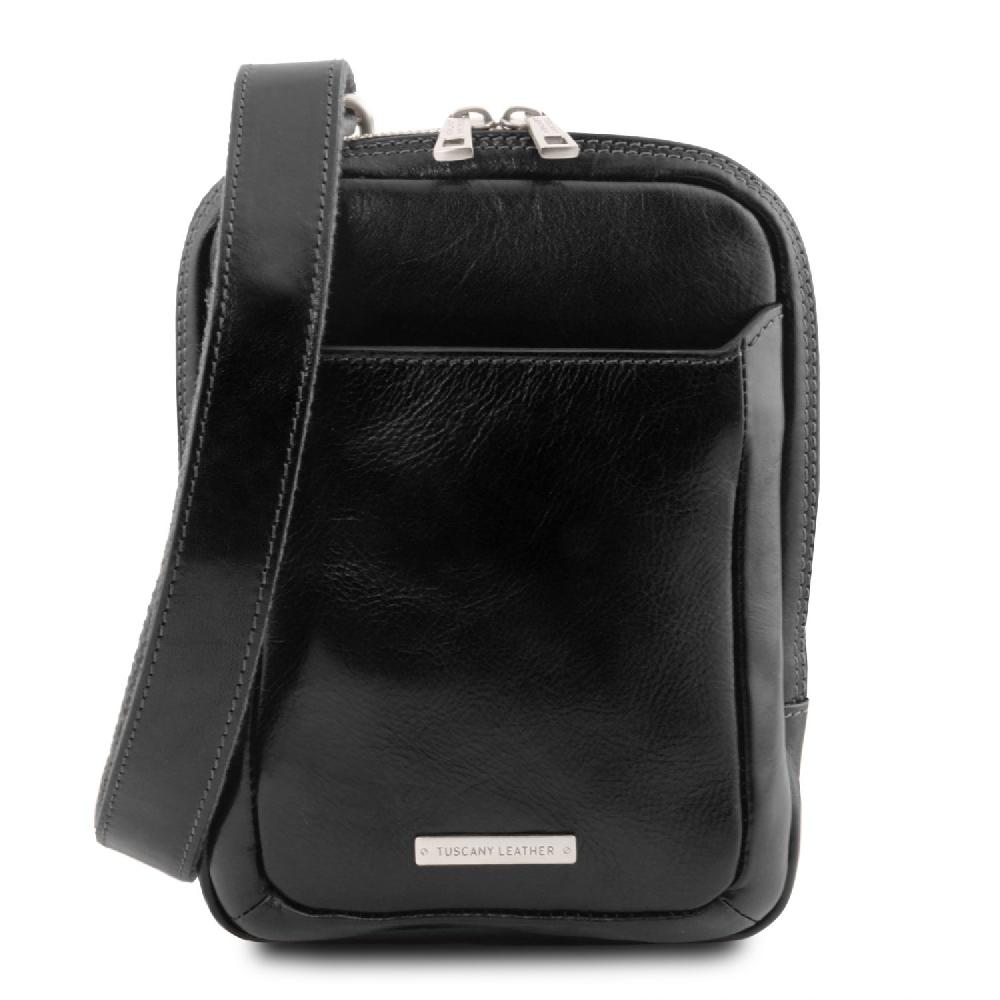 Tuscany Leather Borsello da Uomo in Pelle Ritorno libero