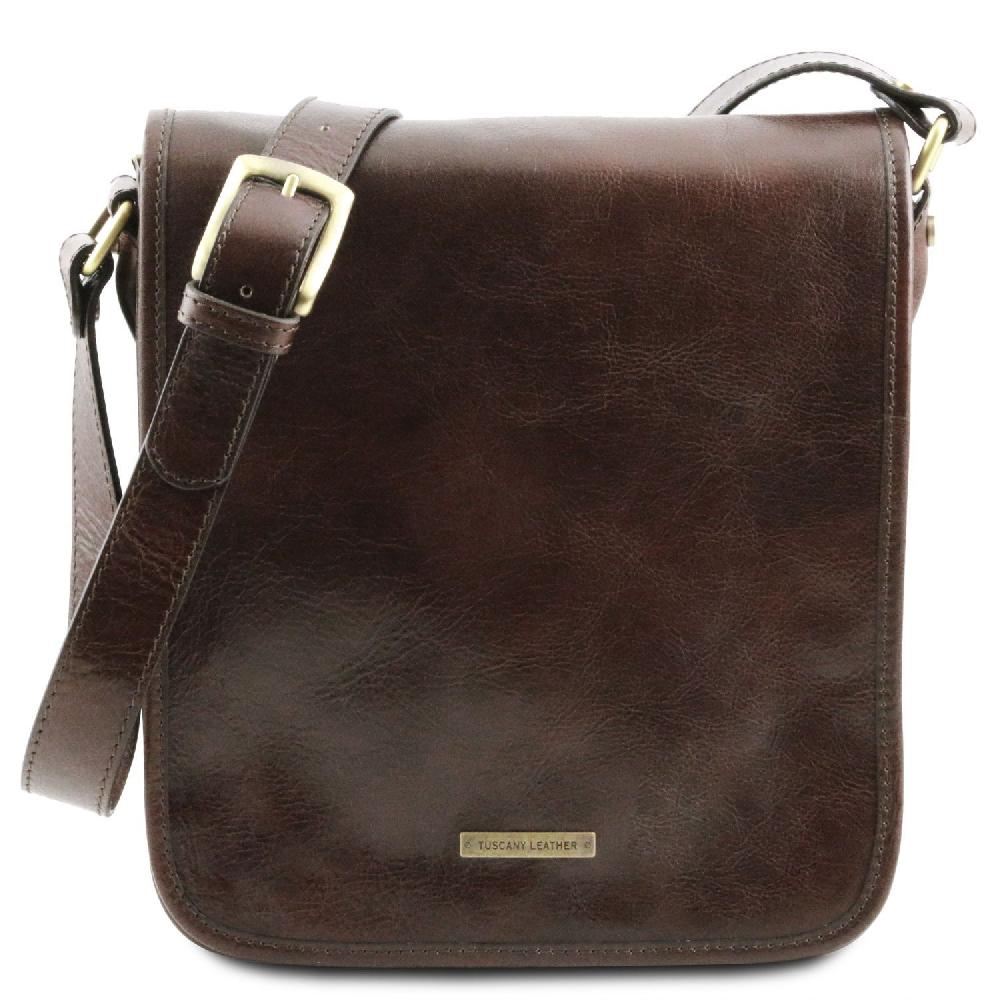Tuscany Leather Borsa a Tracolla 2 Scomparti Sostegno trimestrale
