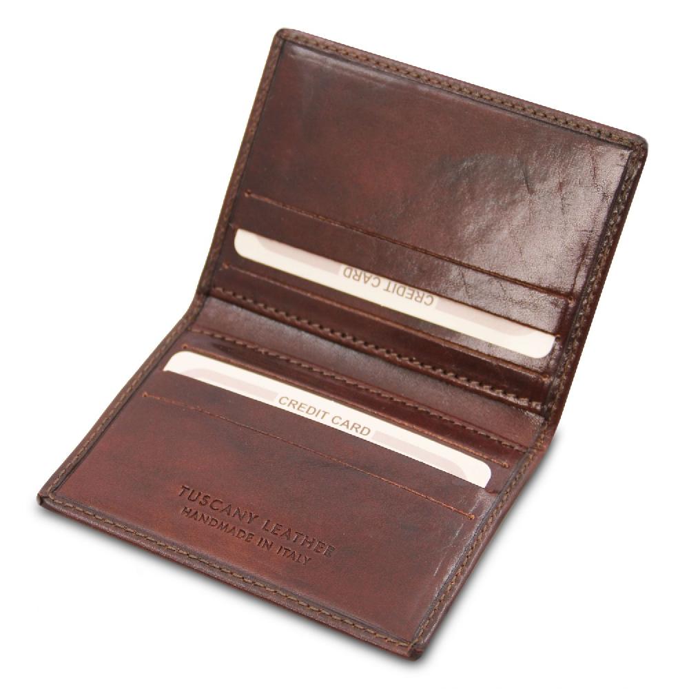 Tuscany Leather Esclusivo Portacarte in Pelle Trasporto libero internazionale