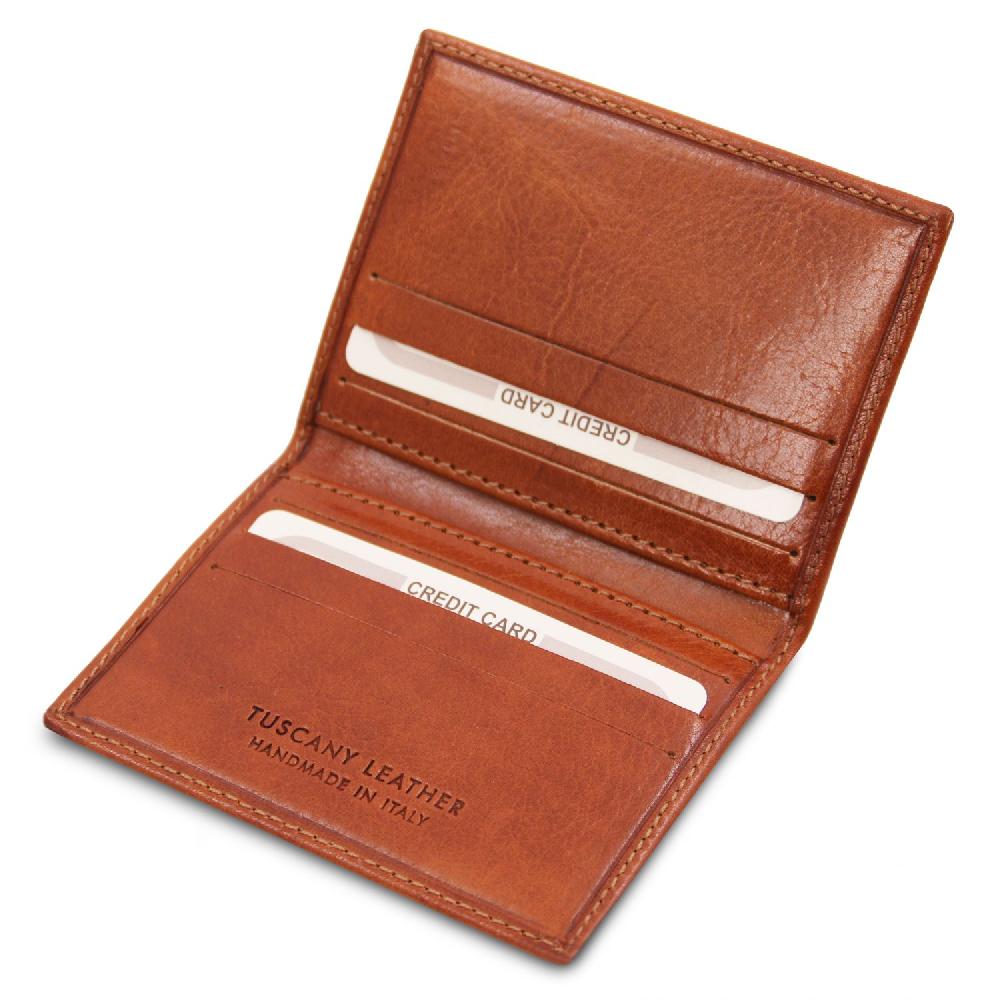 Tuscany Leather Esclusivo Portacarte in Pelle Officina