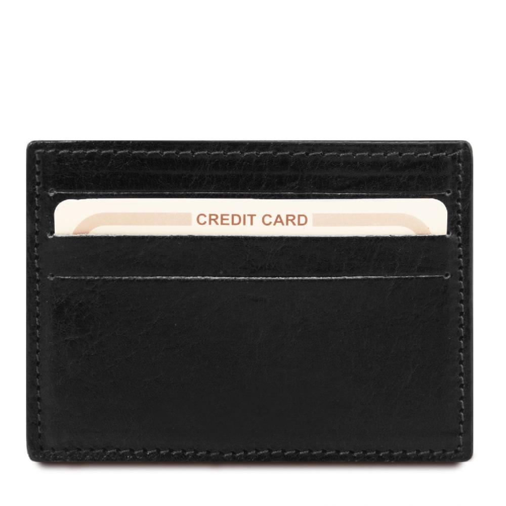 Tuscany Leather Esclusivo Portacarte di Credito in Pelle Affare Del Giorno