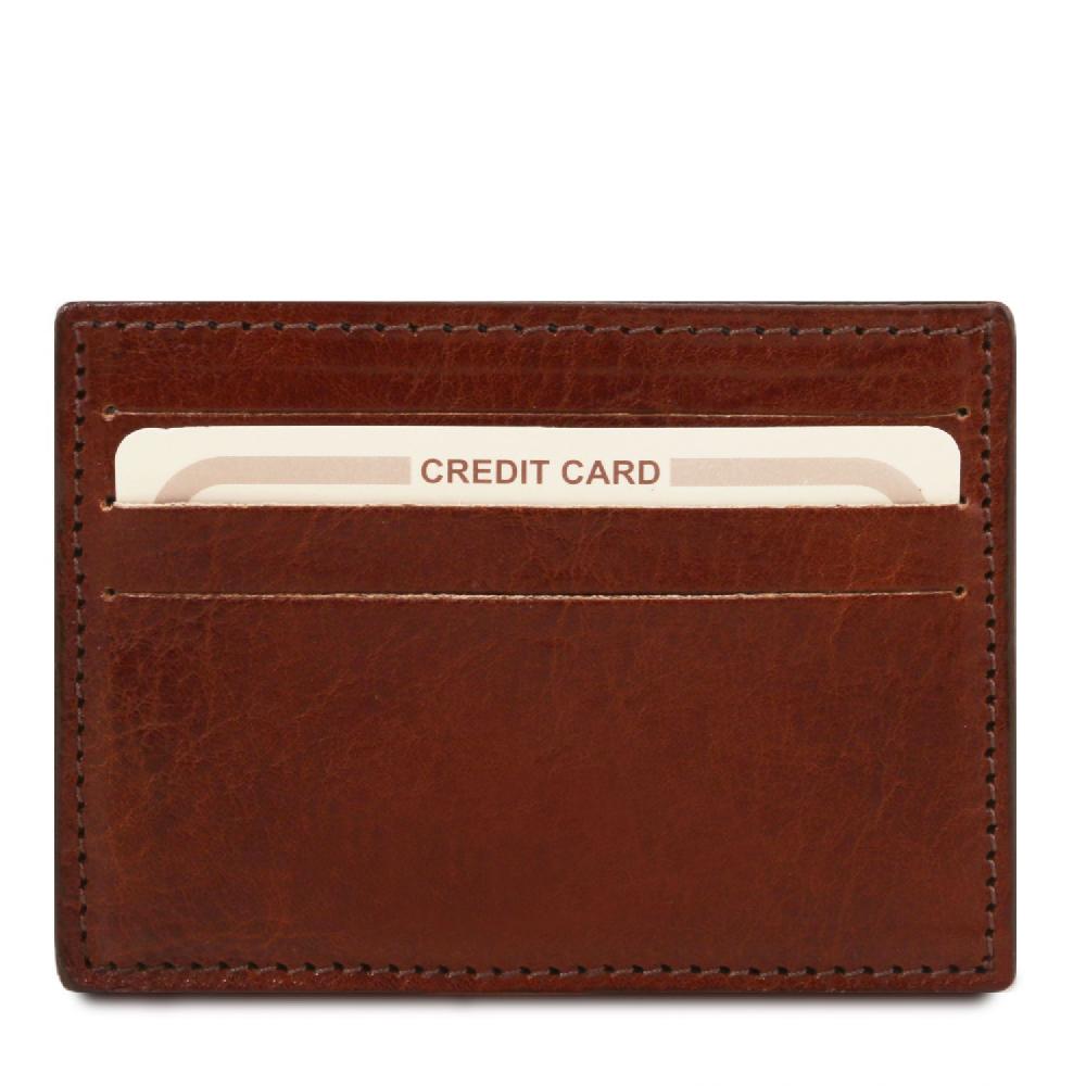 Tuscany Leather Esclusivo Portacarte di Credito in Pelle Sottocosto