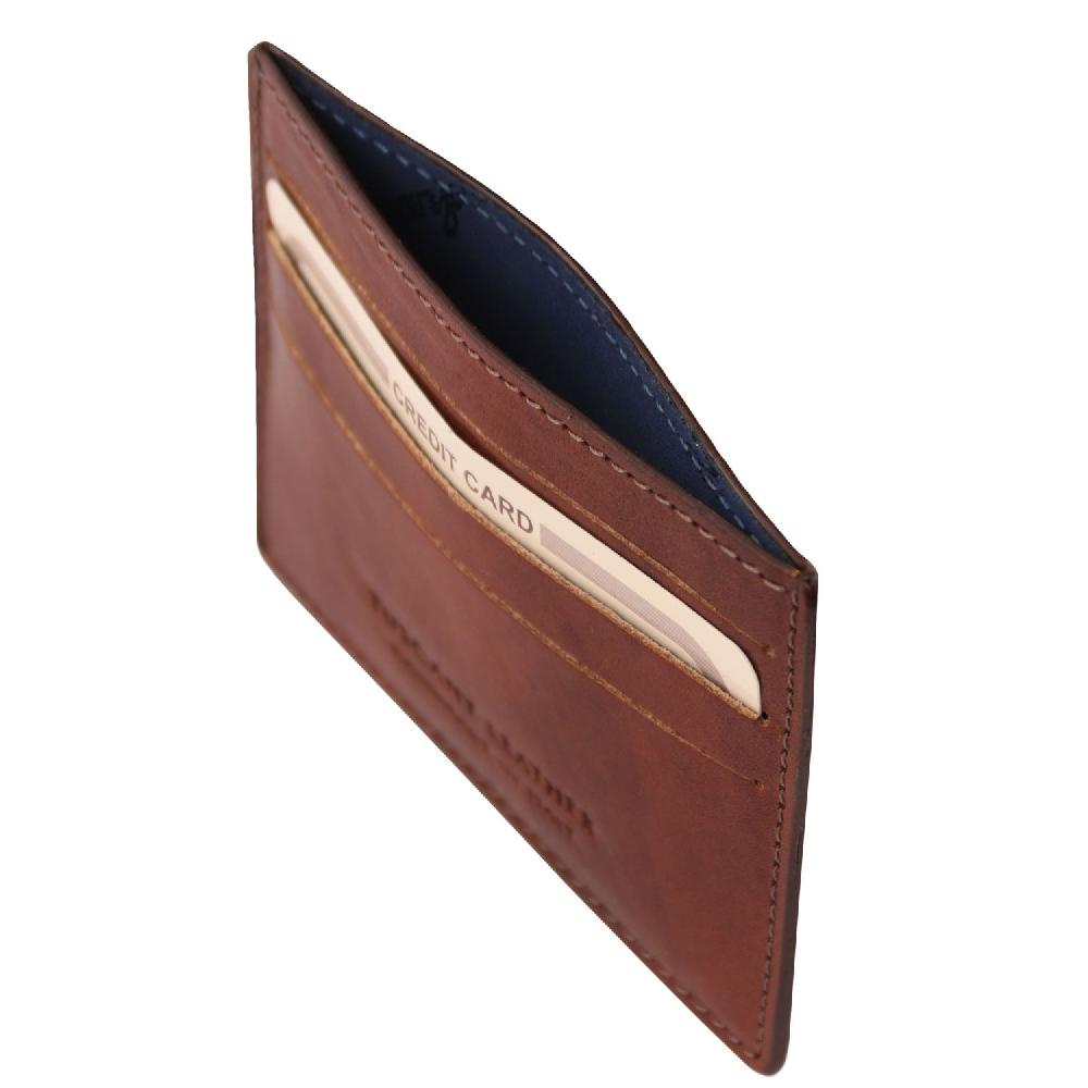 Tuscany Leather Esclusivo Portacarte di Credito in Pelle Sottocosto