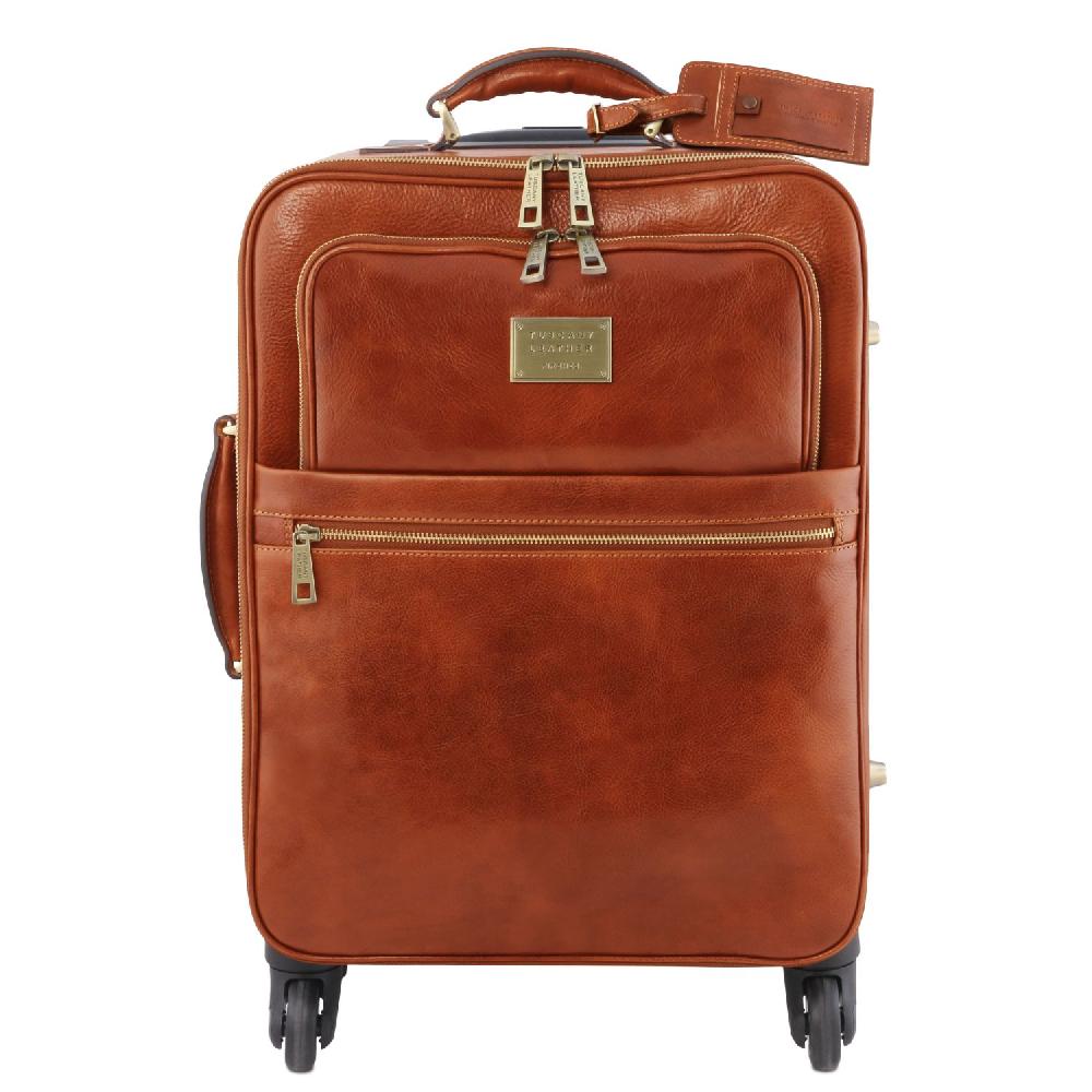 Tuscany Leather Trolley con 4 Ruote e Borsa Porta Computer TL SMART in Pelle Online