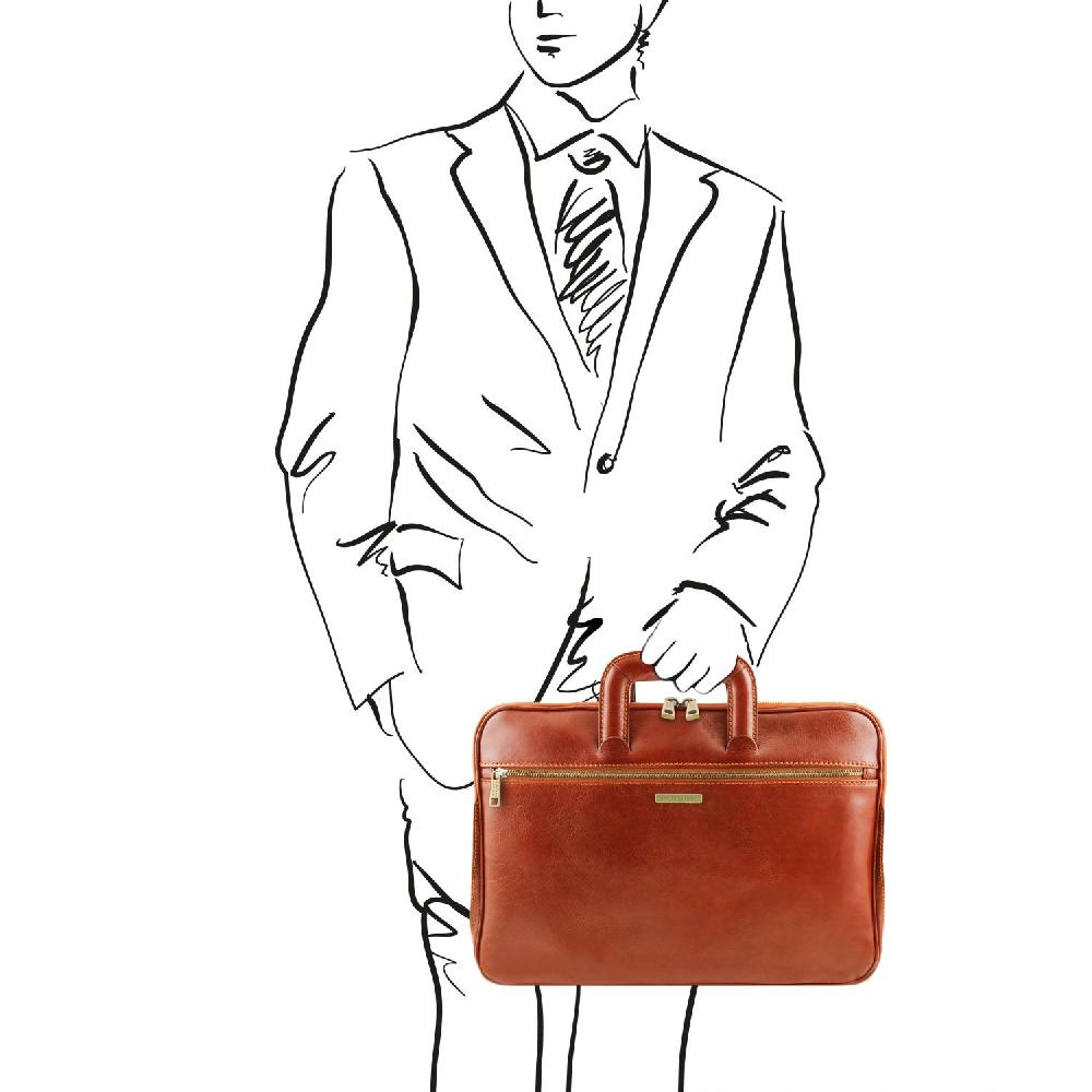Tuscany Leather Cartella Portadocumenti in Pelle Vendita Economica