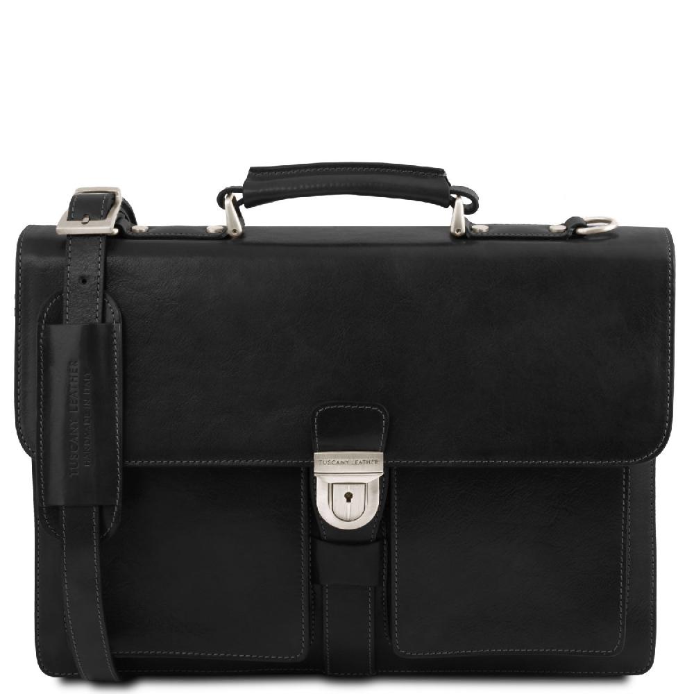 Tuscany Leather Borsa da Lavoro in Pelle 3 Scomparti Negozio online di fabbrica