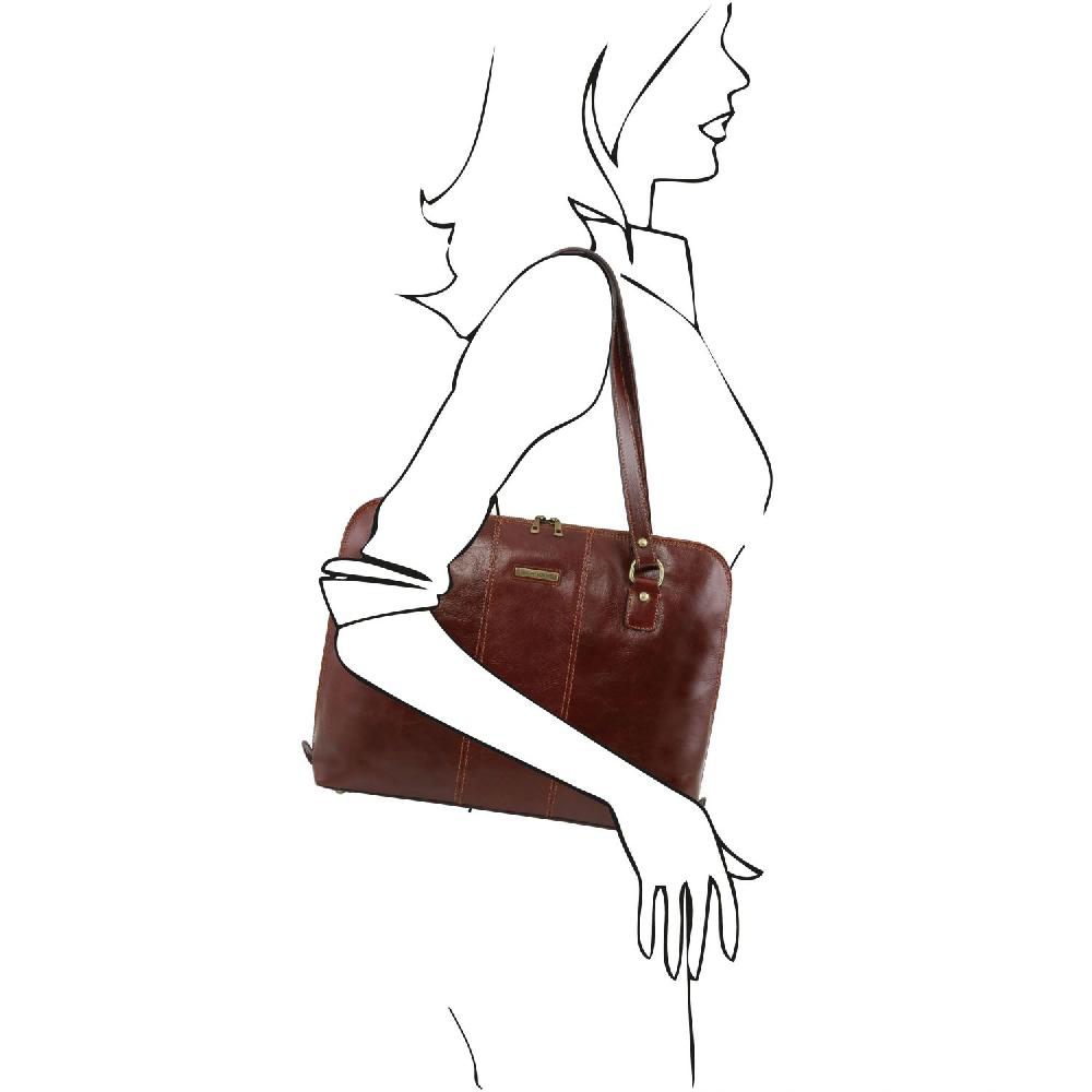 Tuscany Leather Esclusiva Borsa da Lavoro per Donna Fornitura limitata