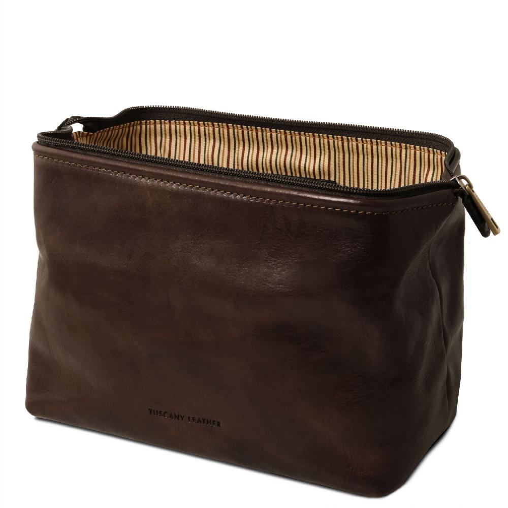 Tuscany Leather Beauty Case in Pelle - Misura Grande Offerta San Valentino