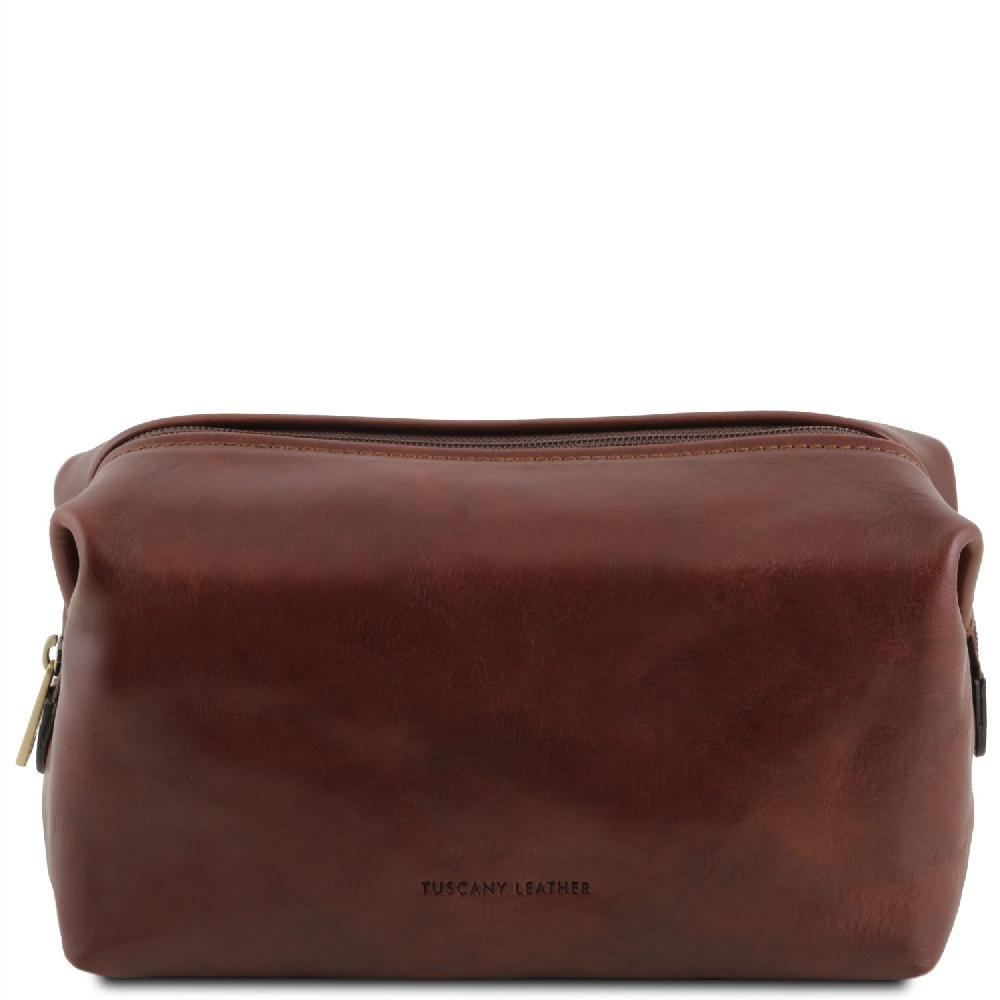 Tuscany Leather Beauty Case in Pelle - Misura Grande Offerta Anniversario