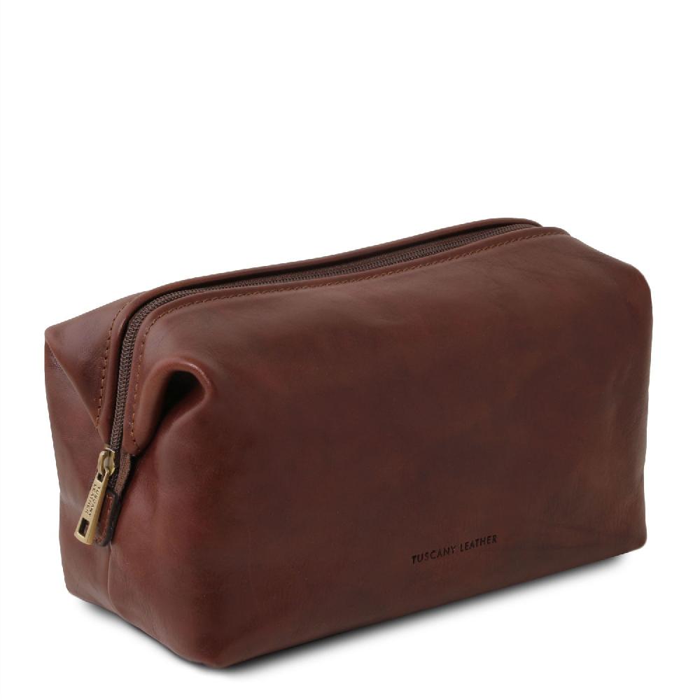 Tuscany Leather Beauty Case in Pelle - Misura Grande Offerta Anniversario