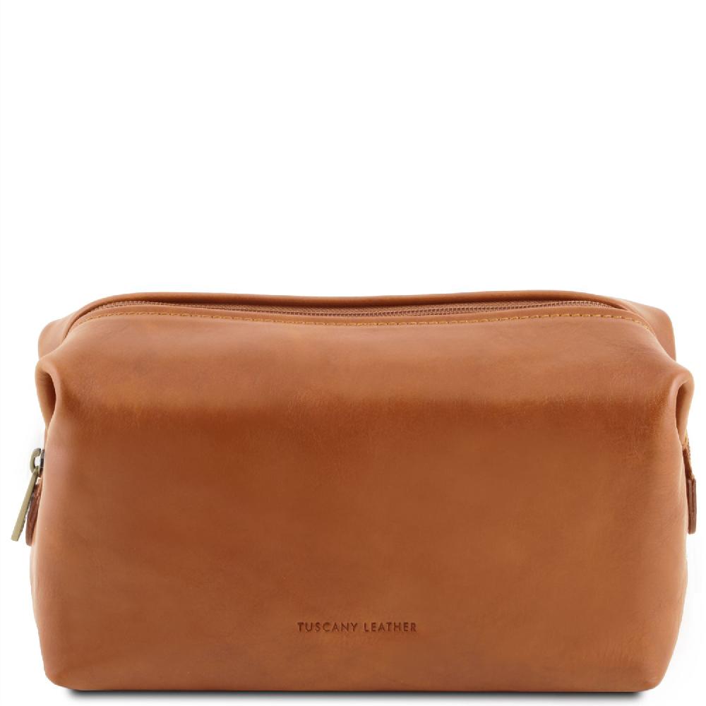 Tuscany Leather Beauty Case in Pelle - Misura Grande Smaltimento dello stoccaggio