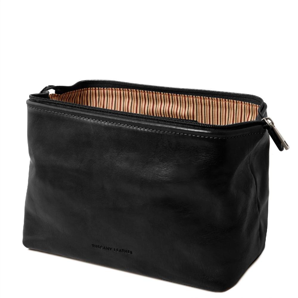 Tuscany Leather Beauty Case in Pelle - Misura Piccola Vendita calda