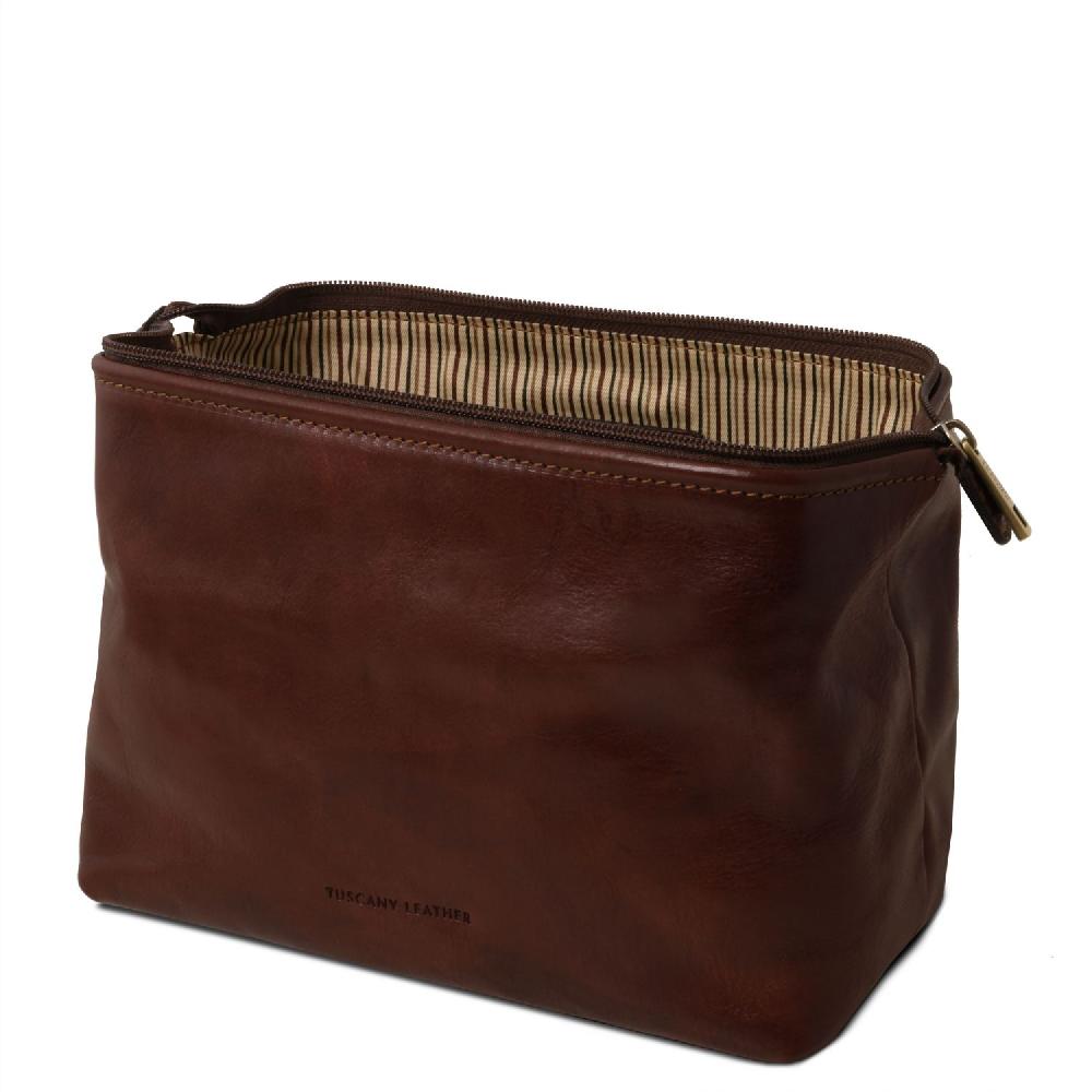 Tuscany Leather Beauty Case in Pelle - Misura Piccola Offerta migliore