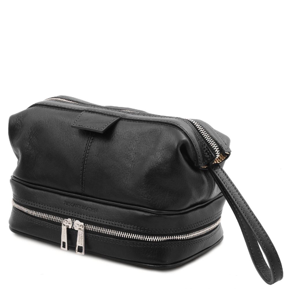 Tuscany Leather Beauty Case in Pelle Grandi sconti