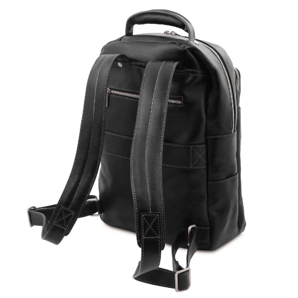 Tuscany Leather Zaino Porta Computer in Pelle Limitato a 3 giorni