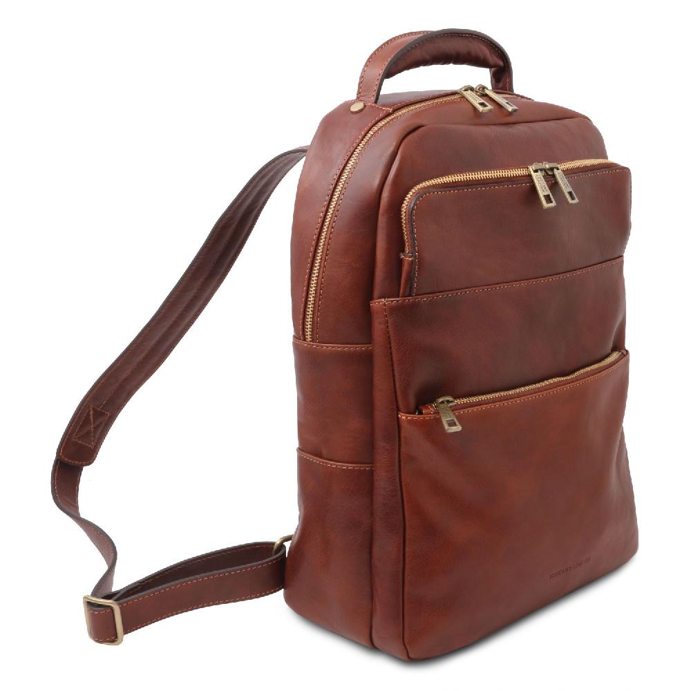 Tuscany Leather Zaino Porta Computer in Pelle Esporta salva