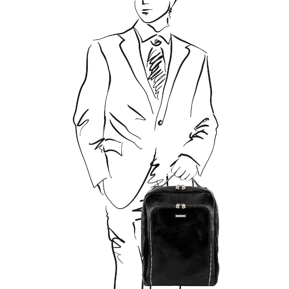 Tuscany Leather Zaino Porta Computer in Pelle 2025