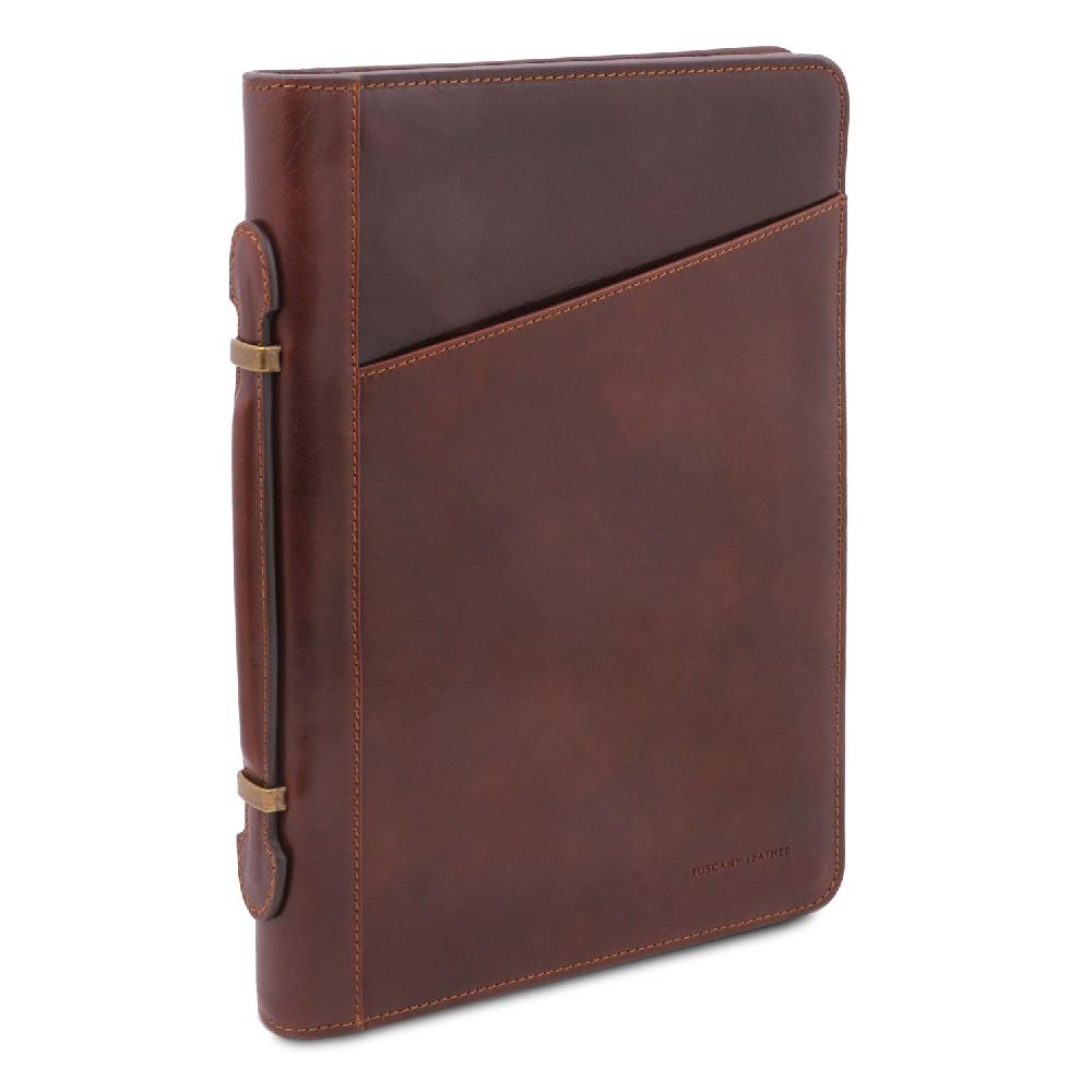 Tuscany Leather Esclusivo Portadocumenti in Pelle con Manico Promozione