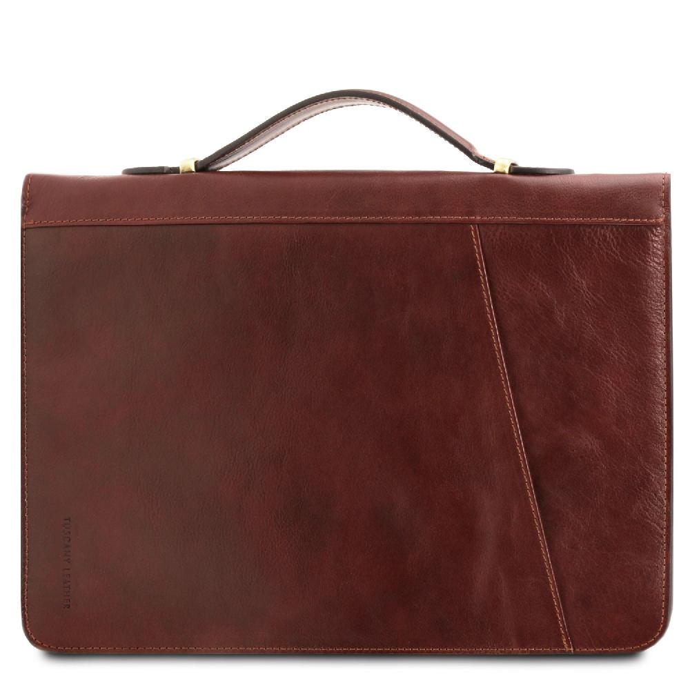 Tuscany Leather Esclusivo Portadocumenti in Pelle con Manico Promozione