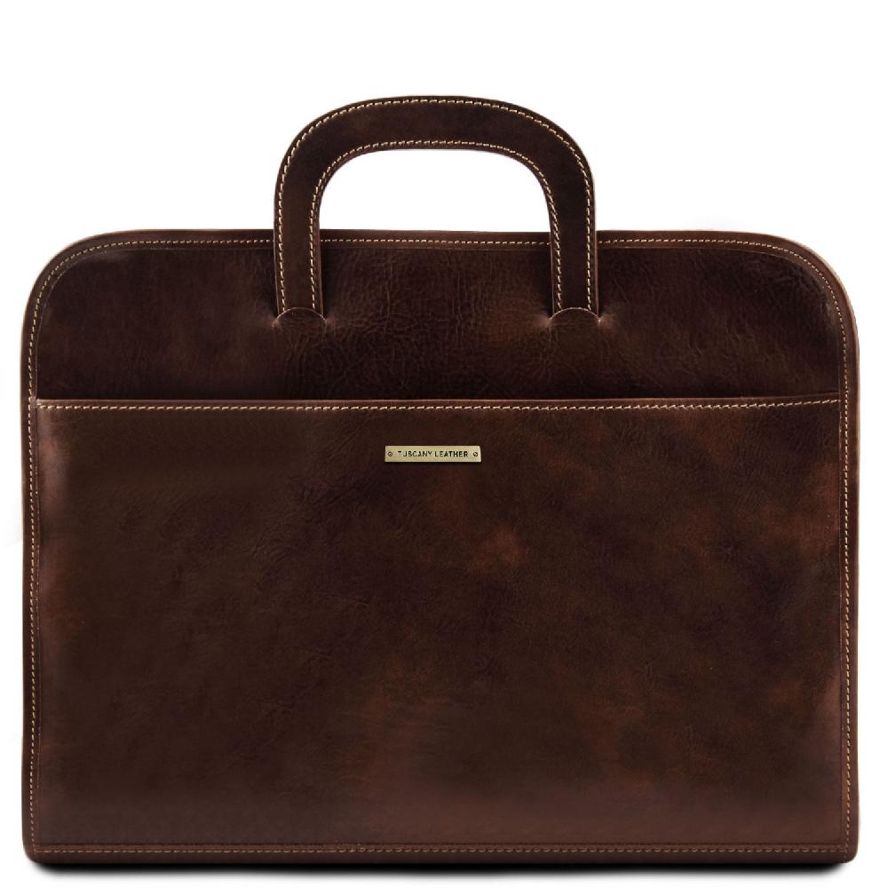 Tuscany Leather Cartella Portadocumenti in Pelle Pezzi Unici