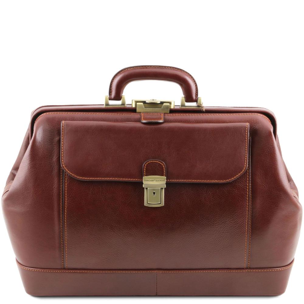 Tuscany Leather Esclusiva Borsa Medico in Pelle Sottocosto