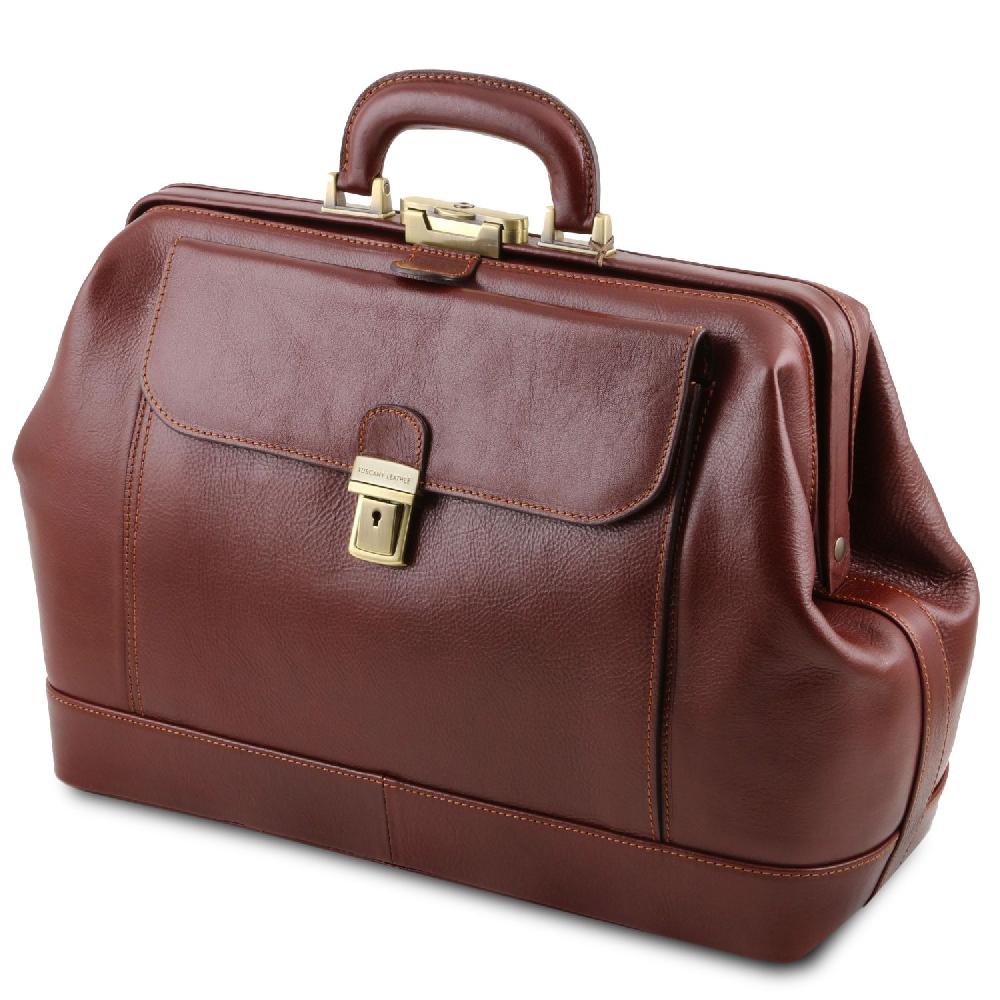 Tuscany Leather Esclusiva Borsa Medico in Pelle Sottocosto