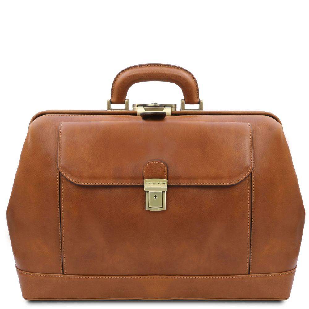 Tuscany Leather Esclusiva Borsa Medico in Pelle Presa