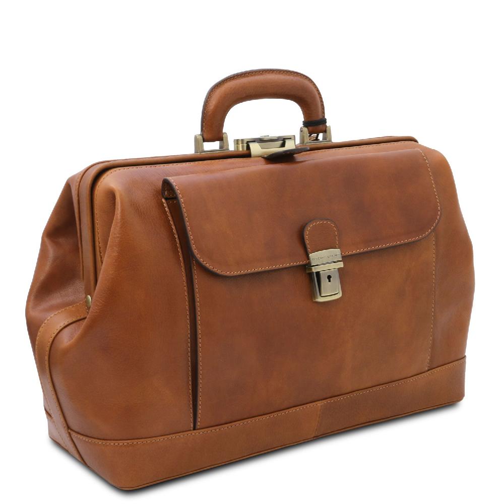 Tuscany Leather Esclusiva Borsa Medico in Pelle Presa