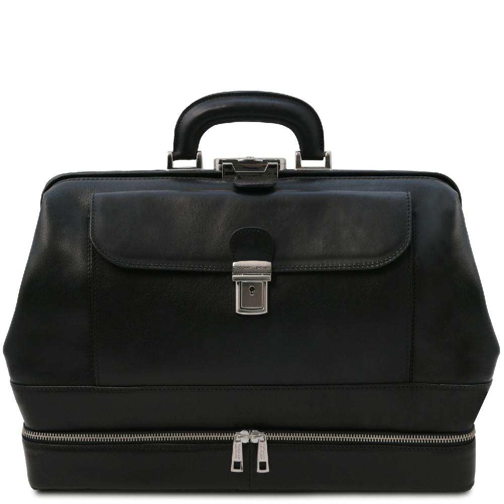 Tuscany Leather Esclusiva Borsa Medico in Pelle con Doppio Fondo Sconto